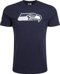 New Era Seattle Seahawks Team Logo Tee Oceanside Blue XXXL