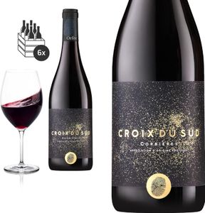 6er Karton 2020 Corbières rouge Croix du Sud von Celliers d'Orfée - Ornaisons - Rotwein