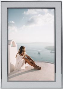 Hama Aluminium-Fotorahmen Santorini 10x15 cm matt silber