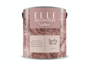 ELLE Decoration by Crown Premium Wandfarbe  Matt Tapestry Thread No.418  2,500L