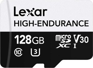 Lexar High-endurance Microsdxc Uhs-i Clase 10 128gb Speicherkarte Durchsichtig  Durchsichtig One Size