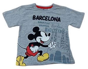 Mickey Mouse T-Shirt "Barcelona" grau 111/116 5-6J