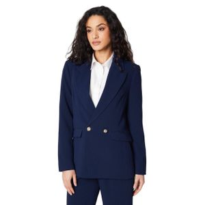 Principles - "Occasion" Blazer Zweireihig für Damen DH7082 (36 DE) (Marineblau)