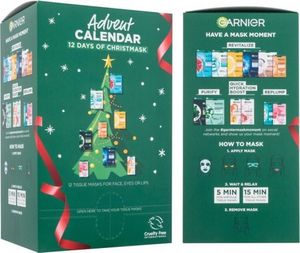 Advent Calendar pleťová maska 12 Days Of Christmask pro ženy 1 - Garnier