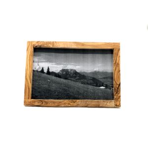 Bilderrahmen aus Olivenholz für Fotos in der Größe 20 x 30 cm