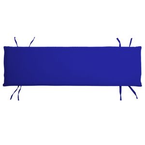 Bankauflage 120cm x 40cm für Gartenbank Ferrara TB-1063 Blau