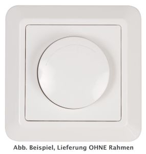 LED-Dimmer für elektronische Trafos McPower "Cup", 250V/300W, UP, Memory-Funktion, weiß, poliert / Hochglanz