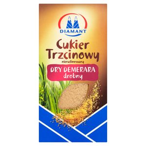 Diamant Cukier trzcinowy nierafinowany Dry Demerara Fine 500 G