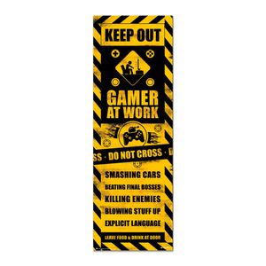 Gameration - Gaming Caution - Tür-Poster Door 53x158 cm