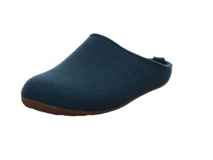 Haflinger Damen Hausschuh Herren Wollfilz Pantoffel Everest Fundus 481024, Größe:39 EU, Farbe:Grün