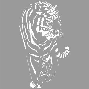 Wandtattoo Tiger WT00000011 – L - groß / weiß