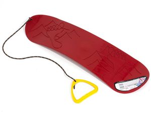 PROSPERPLAST Kinder Snowboard - rot Gleitboard mit Halteseil
