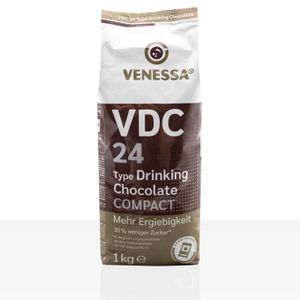 Venessa Drinking Chocolate VDC 24 Kakao - 1kg Trinkschokolade 24% Kakaoanteil