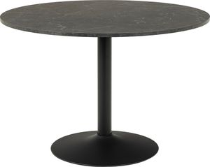 Smuk Esstisch Ø 110 cm Lathan Marmor Schwarz