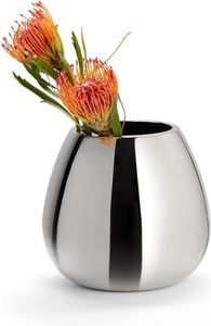 Philippi Anais Vase S Aluminium, Nickel, hochglanzpoliert 240030