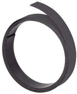 FRANKEN Magnetband (L)1.000 x (T)5 x (H)1 mm schwarz