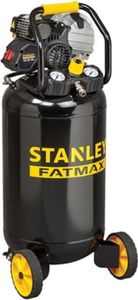 Stanley Kompressor HY 227/10/50V FMXC Luftkompressor 10 Bar 50L Tankinhalt 222L/Min mit Handgriff Schwarz