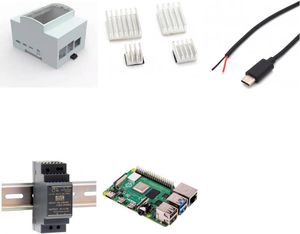 Hutschienen-Kit mit Raspberry Pi 4 Modell B 8GB
