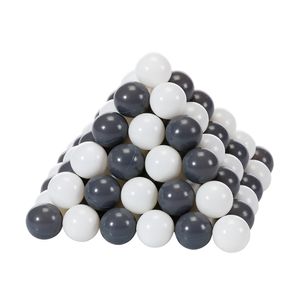 Bälleset ca. Ø6 cm - 100 balls grey/cream