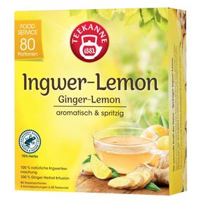 Teekanne Gastro Ingwer-Lemon spritzig 80 Teebeutel - 120 g