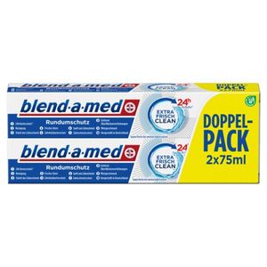 Multipack 12x Blend-a-med Rundumschutz Extra Frisch Clean Zahncreme 2x75 ml