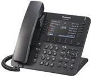 Panasonic KX-DT680 Strahlungsarmes Schnurlostelefon mit Anrufbeantworter, Rufnummernanzeige, Freisprechfunktion, DECT