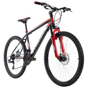 Mountainbike Hardtail 26'' Xtinct schwarz-rot RH 42 cm KS Cycling