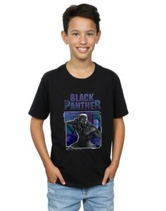 Black Panther - "Tech Badge" T-Shirt für Jungen BI1608 (128) (Schwarz)