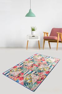 Conceptum Hypnose, Tropical- Tropical  CHL, Bunt, Teppichläufer, 80 x 150 cm, 50% Samtgewebe / 50% Polyester