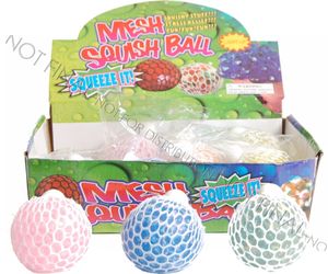Quetschball Confetti 7cm  6fach sortiert, Van Manen