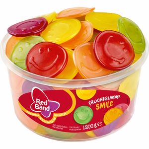 Red Band Fruchtgummi Smile 100 Stück, 1150g