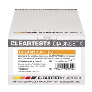 Cleartest® Chlamydia, Chlamydien Schnelltest, Testset, 10 Tests