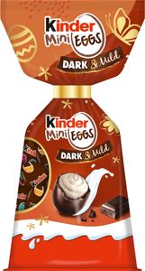 Kinder Mini Eggs Dark and Mild im Beutel dunkle Schokolade 85g