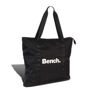 Bench sportliche Shopper Bag Umhängetasche Schultertasche schwarz Twill Nylon 43x40x14 D2OTI305S