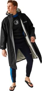 Regatta - Pánský/dámský župan s fleecovou podšívkou RG9120 (S-M) (Black)