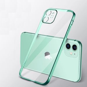 Kristallklare Hülle Kompatibel mit iPhone 12 Hülle, Entwickelt für iPhone 12 Pro Hülle 5G 6,1 Zoll [Slim Fit] - Reines Grün