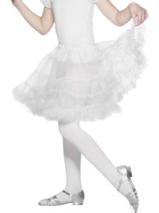 Kinder Petticoat Kostüm-Zubehör weiß