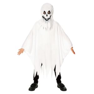 Bristol Novelty - Kostým "Ghost" - Děti BN5821 (104) (Bílá)
