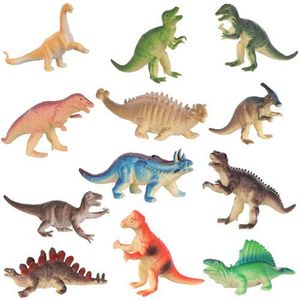 Mini Dinosaurier Spielzeug Set Realistische Spielzeug Dinosaurier Figuren für Kinder und Kleinkind Bildung 12 St. 12-14 cm ISO