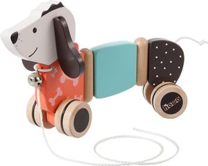 howa Baby Spielzeug Nachziehtier Hund 'Fidi' aus Holz 6015