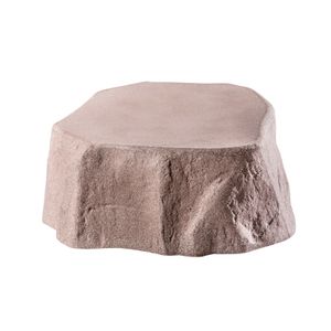 GreenLife Standsicherer Unterstand GreenLine für Dekorregenspeicher "Hinkelstein", granitrot; G0001617