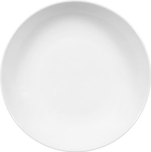 6 x Suppenteller rund 21 cm - Seltmann Weiden Lido weiß uni 3