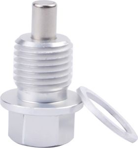 Magnetische Ölablassschraube, hochfeste Aluminiumlegierung, M14x1,5 Gewinde, Magnet-Ölwannenablassmutter, Bolzendichtung, Ersatzzubehör