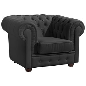 Max Winzer Bridgeport Sessel - Farbe: schwarz - Maße: 110 cm x 98 cm x 76 cm; 2883-1100-9210040-F07