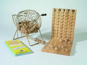 Bingo mit Metallkorb (1-90)