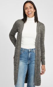 OXMO OXPhiletta Damen Lange Strickjacke Grobstrick Cardigan Longstrickjacke aufgesetzte Taschen 100% Baumwolle Regular fit OXMO OXPhiletta Damen Lange Strickjacke Grobstrick Cardigan Longstrickjacke aufgesetzte Taschen 100% Baumwolle Regular fit