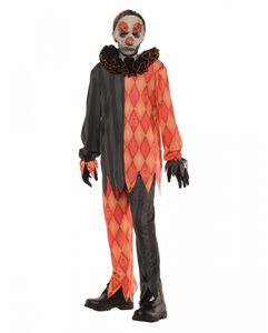 Evil Clown Kinderkostüm für Halloween Größe: M