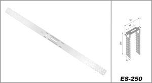 HEXIM Direktabhänger 75-250mm für CD 60/27 & Holzlattung Trockenbau Rigips Deckenabhänger (10 Stück, 250mm) 25cm Decke abhängen System Holz