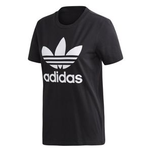 Adidas Originals Damen T-Shirt TREFOIL TEE, Größe:34, Farben:black/white