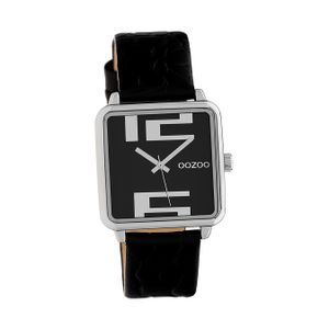 Oozoo Damen Armbanduhr Timepieces Analog Leder schwarz D2UOC10369